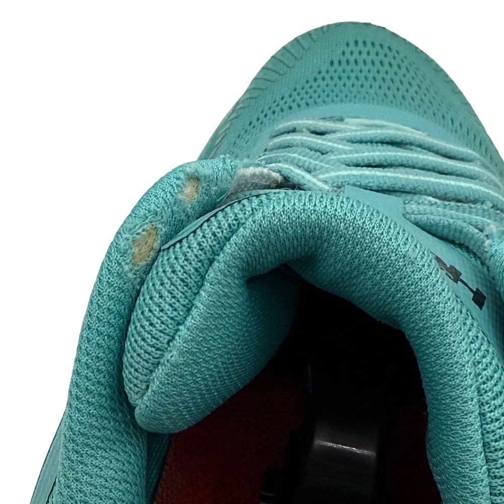 Hoka One One Bondi 7 Womens Running Shoes Teal Aqua Blue Sneakers 1110519 AEBL